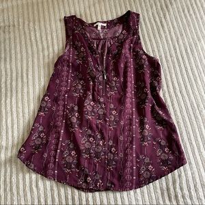 Maurices Floral Tank NWOT